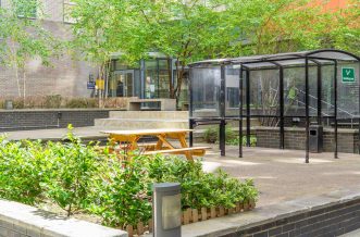 North Acton residence (Victoria Road) – Courtyard – student accommodation in London